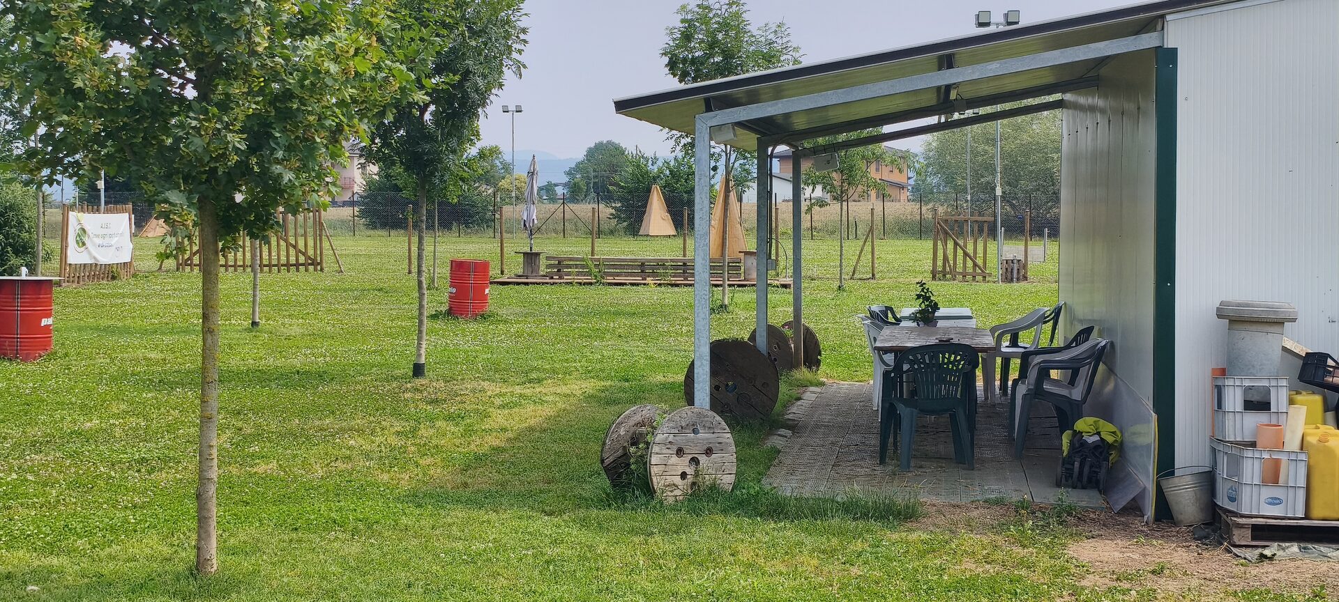 Larea pergola: lo spazio dove cani e persone decomprimono.