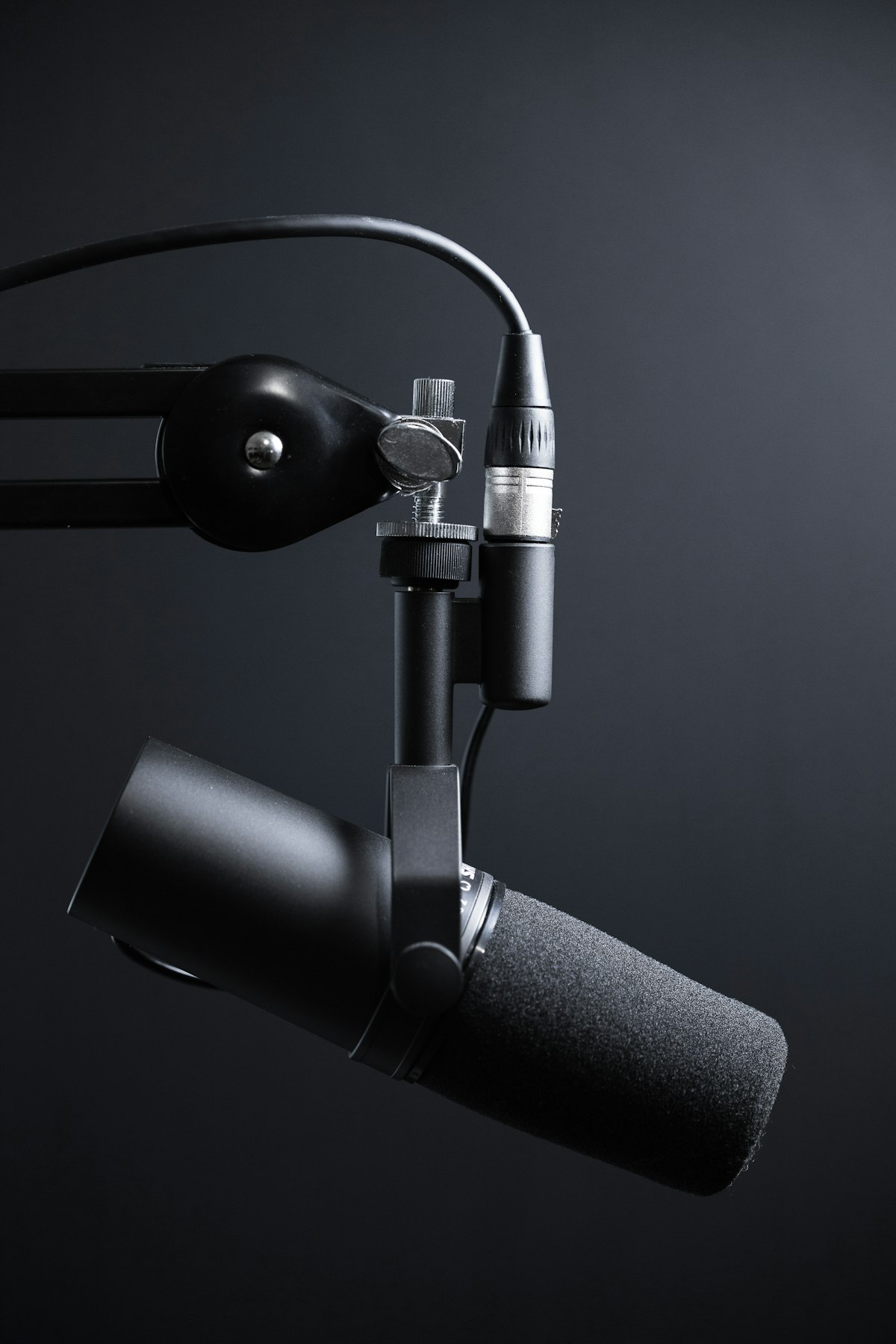 Podcast Cane Fidelis — microfono studio registrazione